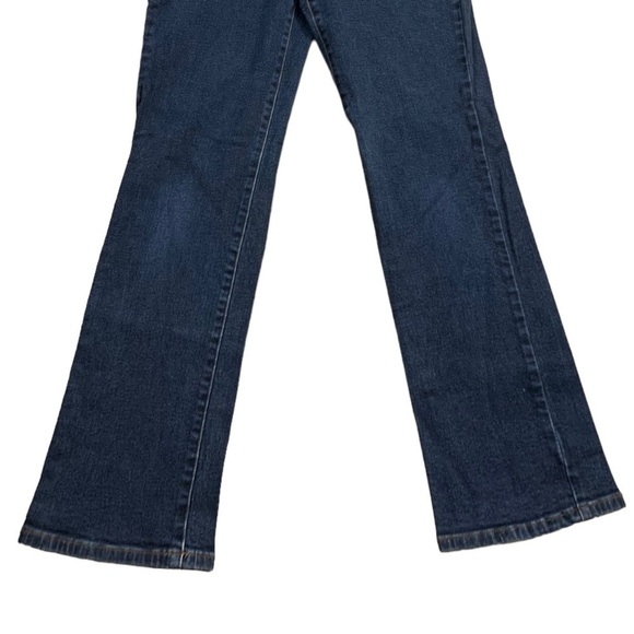 Caslon | Denim Jeans Straight Wide Leg Size 8 Blue Pants - Picture 3 of 7